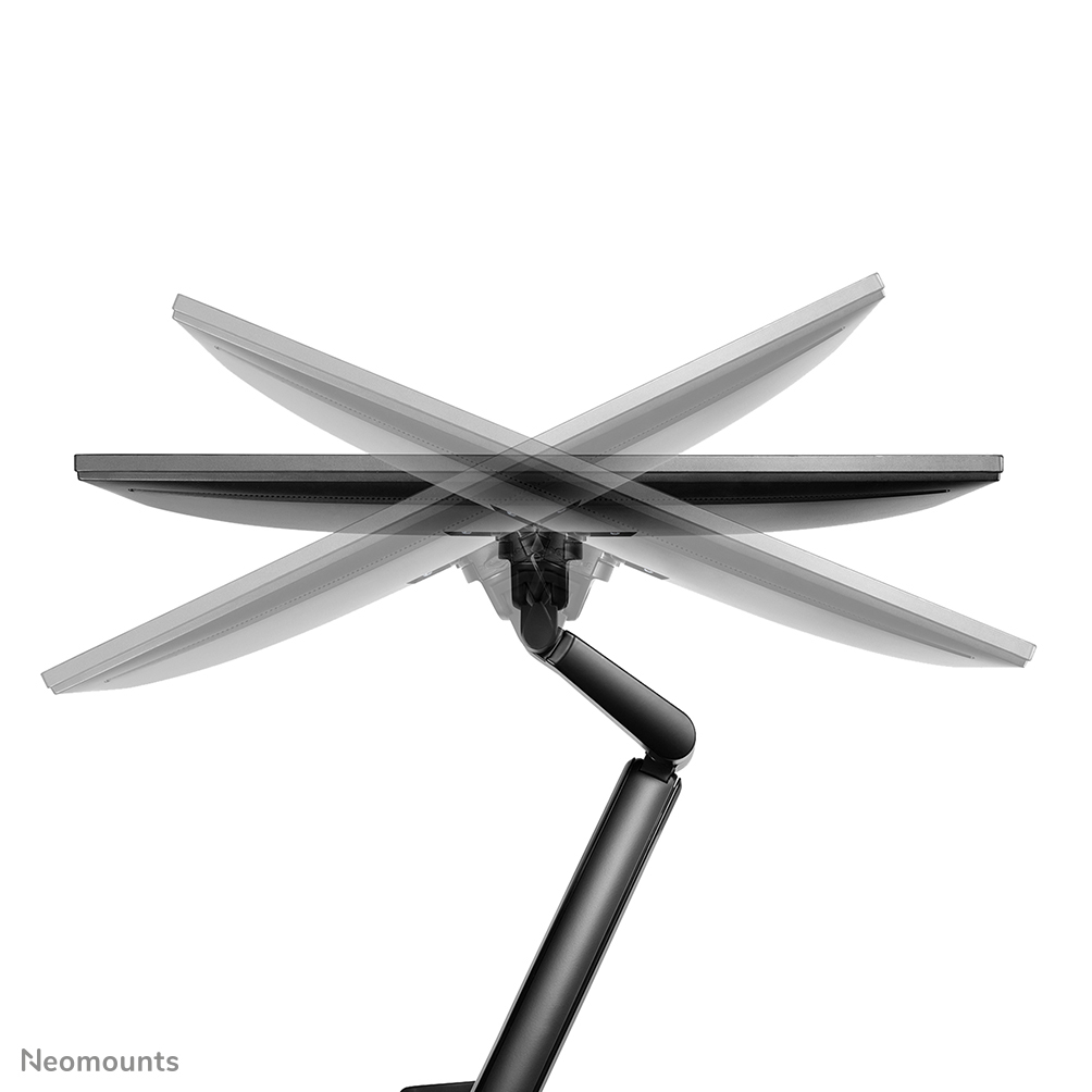 Neomounts DS70-810BL1 Monitorarm 17-32" - Gasfeder - platzsparend - 180°-Stopp